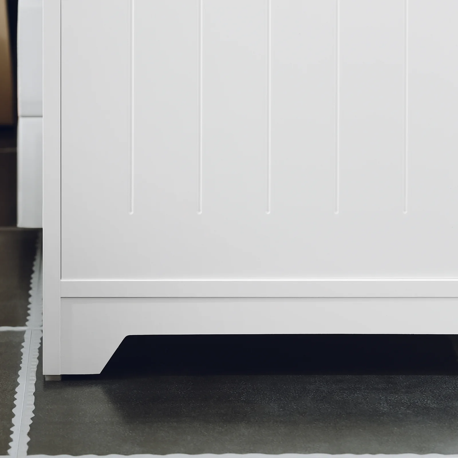 SoBuy BZR108-W Wastafel Onderkast - Wastafelmeubel - Badkamerkast - Badkamer Onderkast - Wastafelkast met 2 Deuren - Image 6