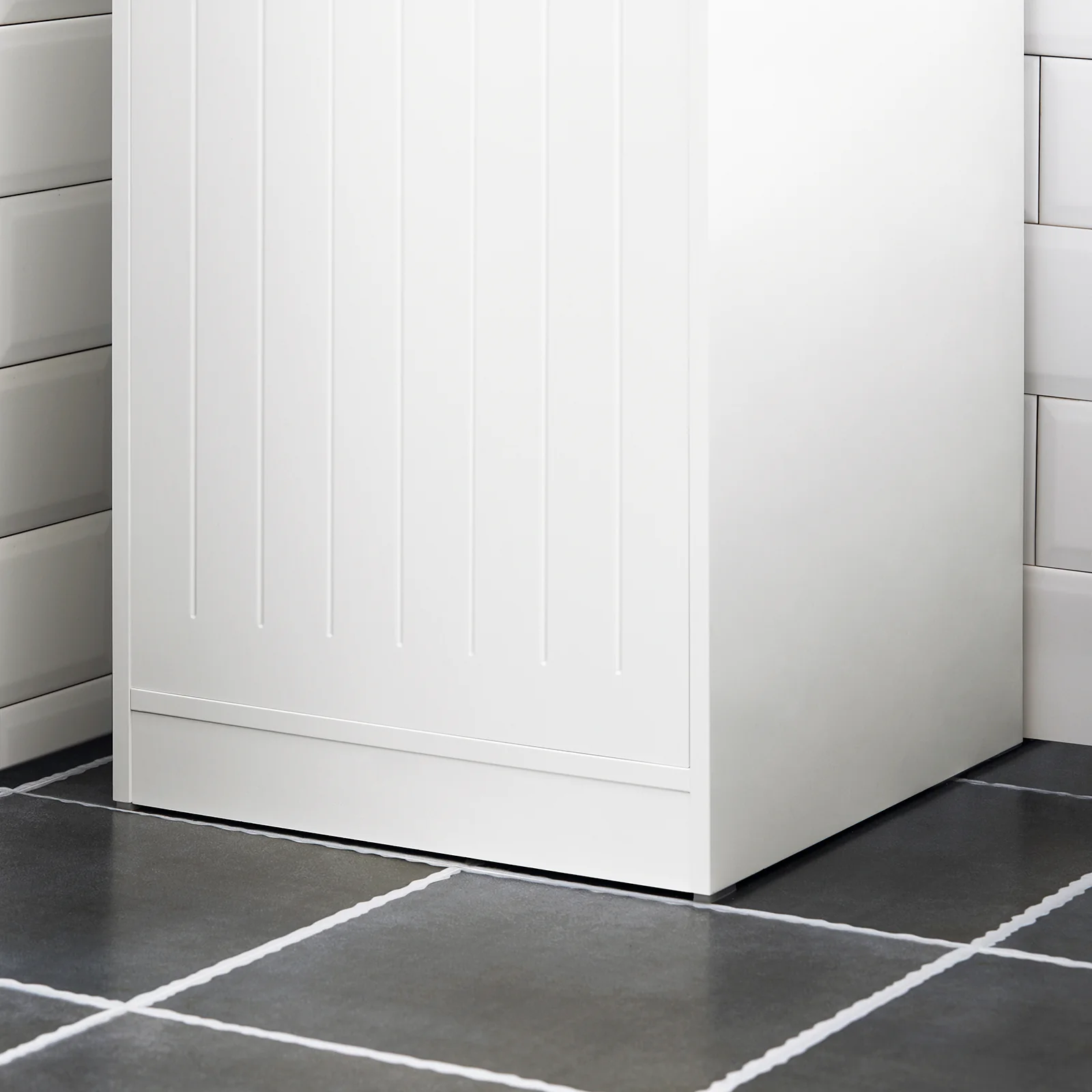 SoBuy BZR110-W Badkamerkast, Kolomkast, Lade Kast, Ladenkast, Waskast, Badkamer Halfhoge Opbergkast - Image 6