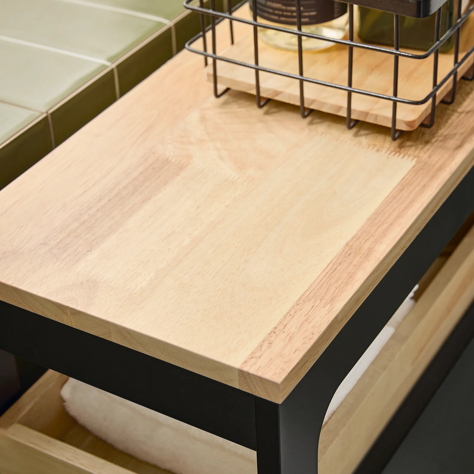 Pre-order SoBuy BZR54-II-SCH Smalle Badkamerkast op Wielen – Compact Opbergmeubel met Lades & Vakken – 65×23×82 cm, Zwart - Image 12