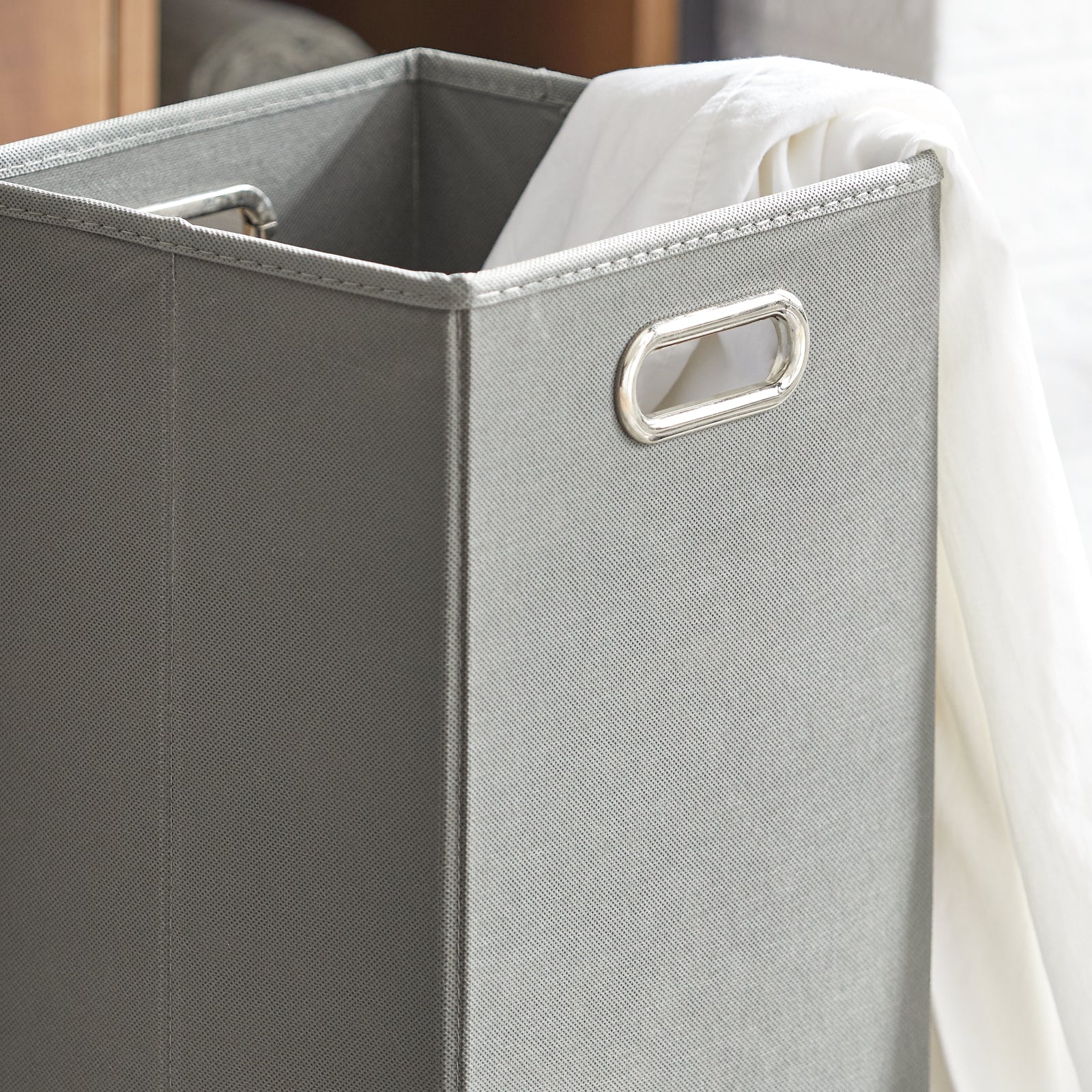 SoBuy BZR65-PF Badkamerkast met Kantelbare Wasmand, Badkamermeubel met Waskast, Lage Kast, Staande kast met 3 Compartiment en 1 Wasmand - Image 16