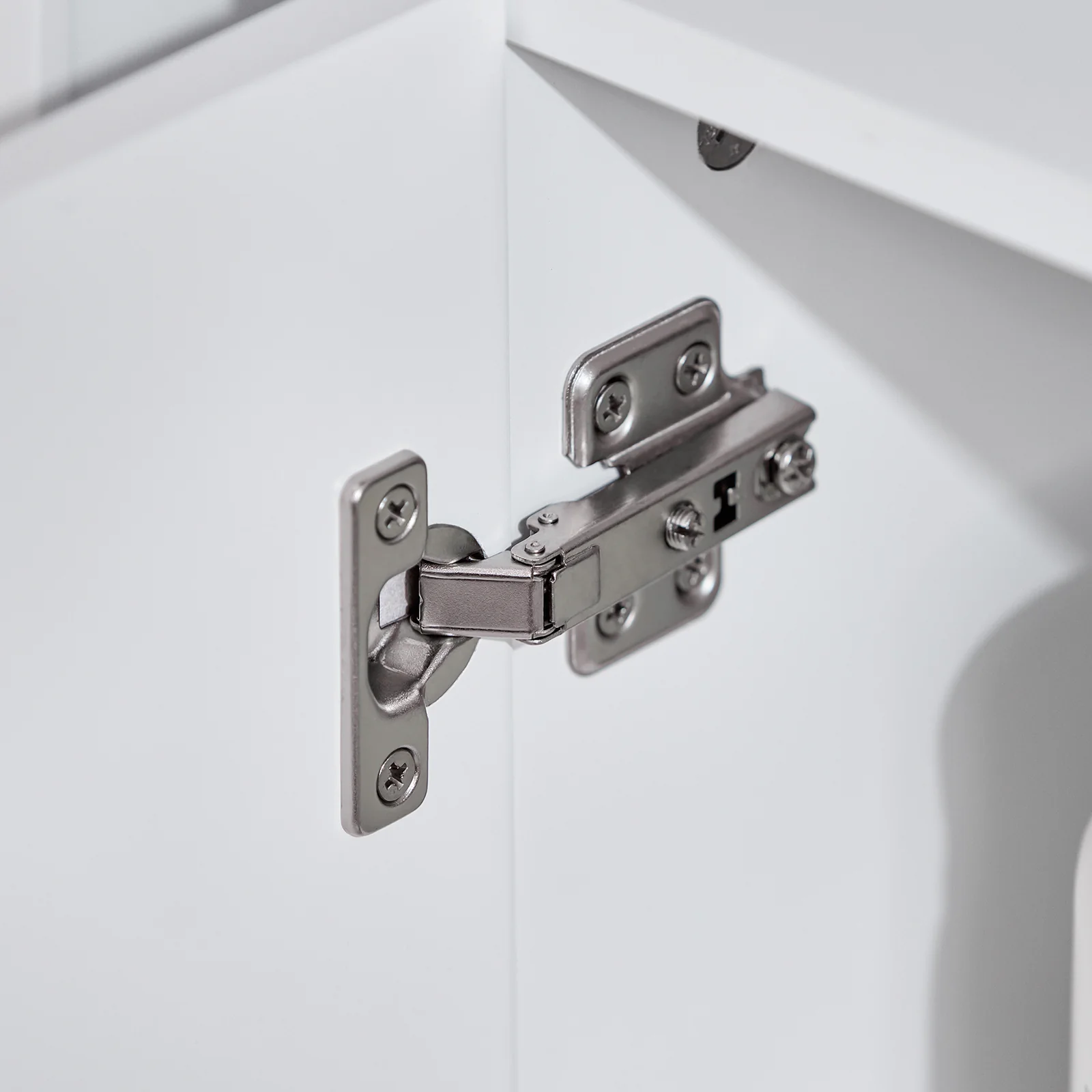 SoBuy BZR92-W Wastafel Onderkast - Wastafelmeubel - Badkamerkast - Badkamer Onderkast - Wastafelkast met 2 Deur voor Badkamer - Image 12