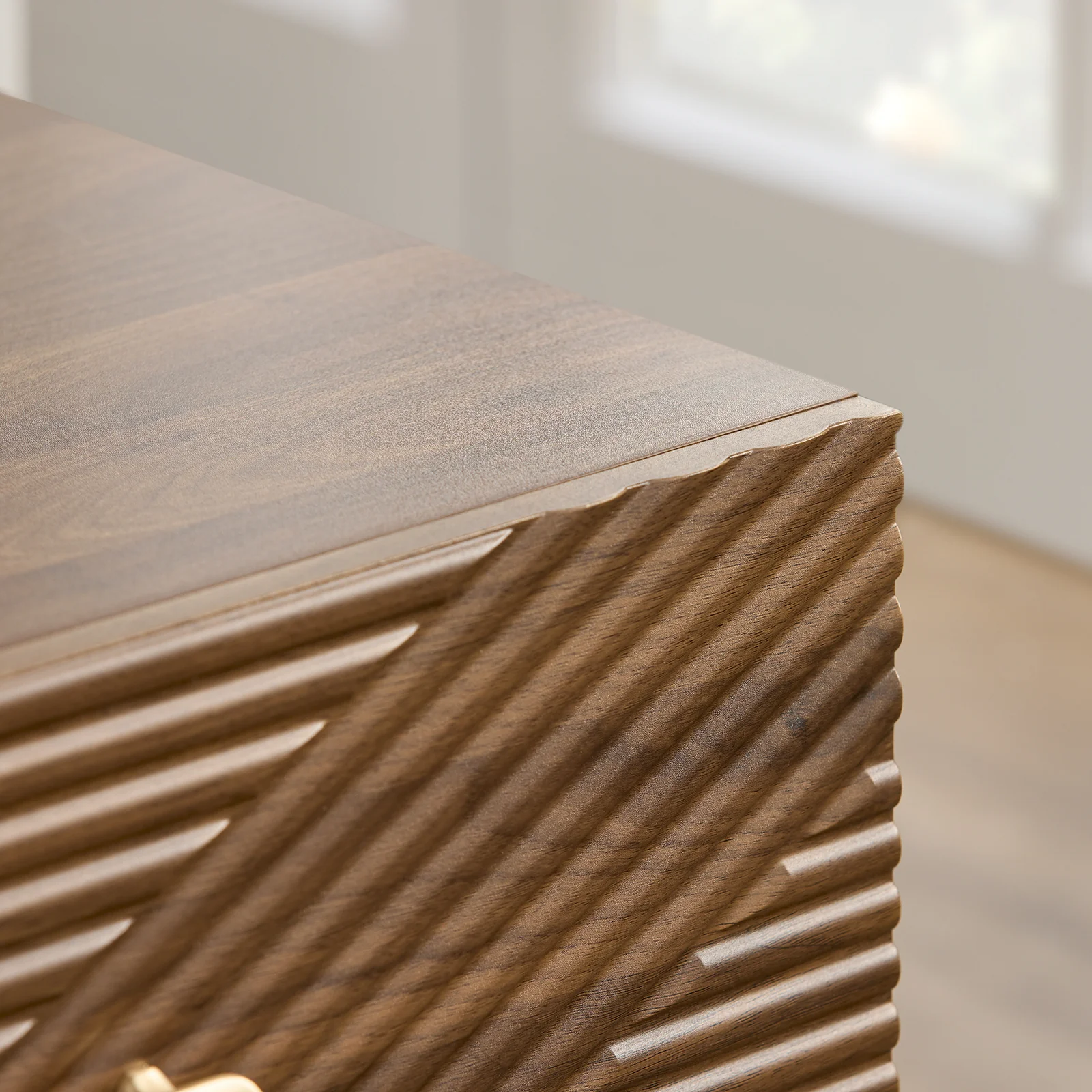 Pre-order SoBuy FBT170-N Vintage Nachtkastje met 2 Lades, Houten Bijzettafel met Rubberhouten Poten, Retro Nachtkast voor Slaapkamer, Woonkamer of Studie, Bruin, B45 × D40 × H58 cm - Image 10