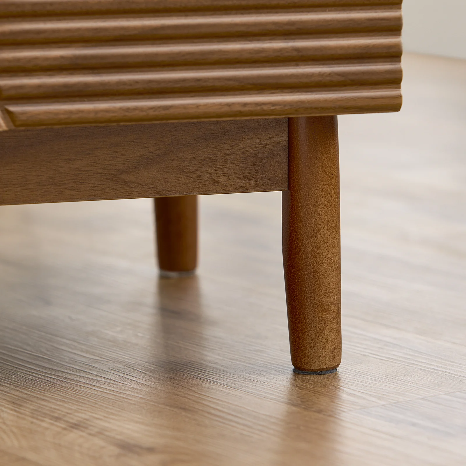 Pre-order SoBuy FBT170-N Vintage Nachtkastje met 2 Lades, Houten Bijzettafel met Rubberhouten Poten, Retro Nachtkast voor Slaapkamer, Woonkamer of Studie, Bruin, B45 × D40 × H58 cm - Image 7