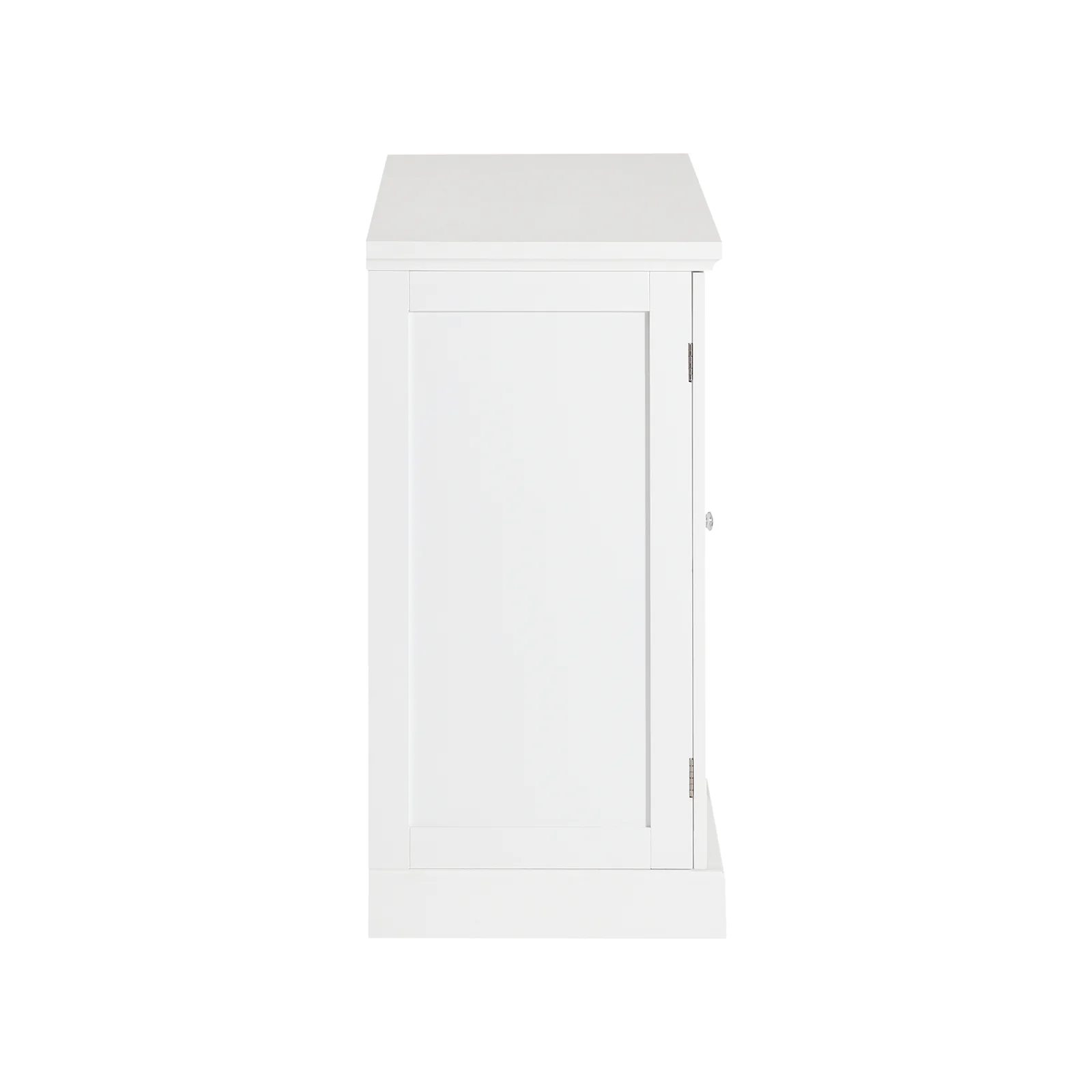 SoBuy FSB79-W Dressoir Ladekast Keukenkast met 2 Glazen Deuren, 2 Lades en 2 Planken, Opbergkast - Image 21