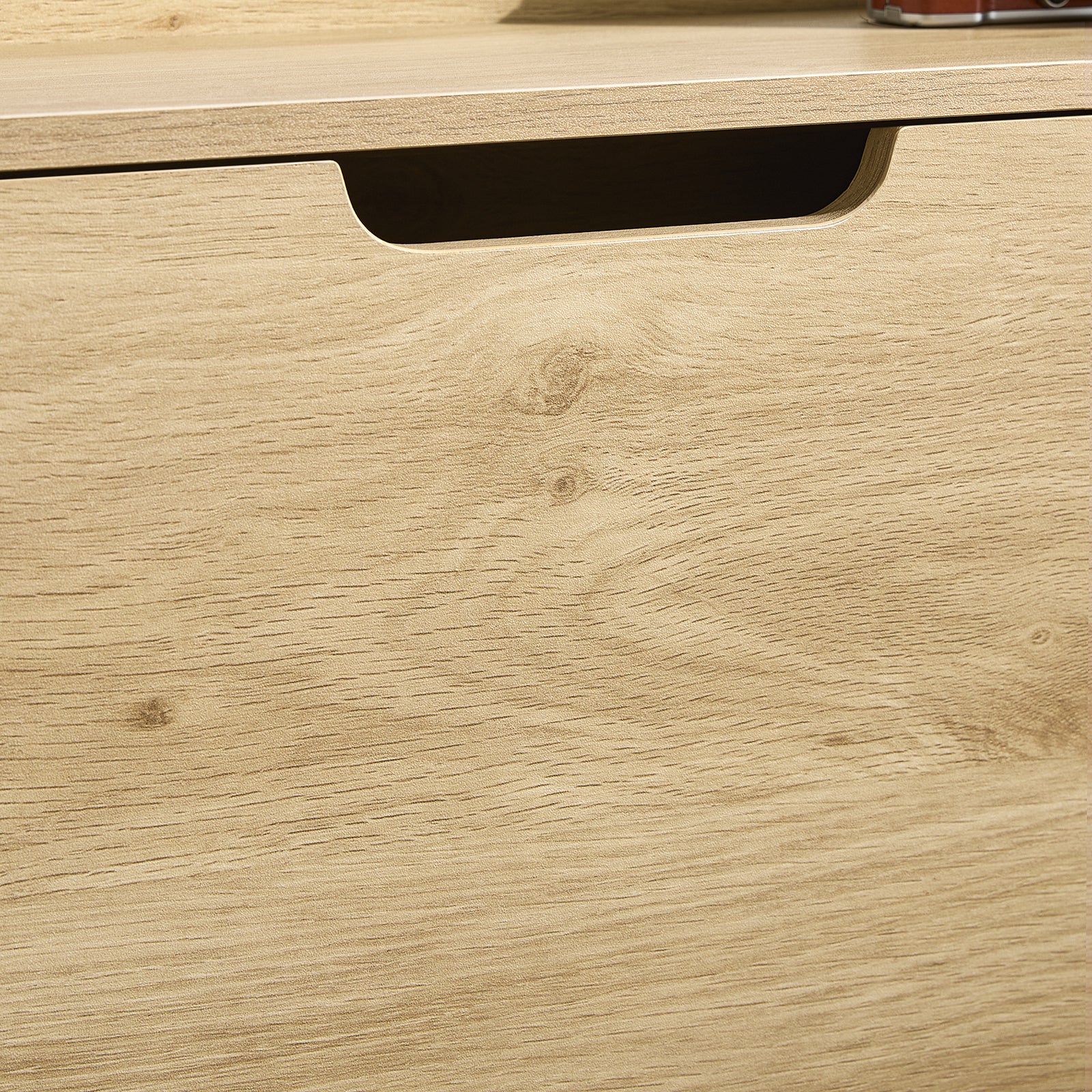 SoBuy FSR100-N Schoenenkast met 4 Kleppen – Smalle Schoenenkast voor Hal of Gang – Compact Schoenenmeubel 100x19x91cm – Hout kleur - Image 11