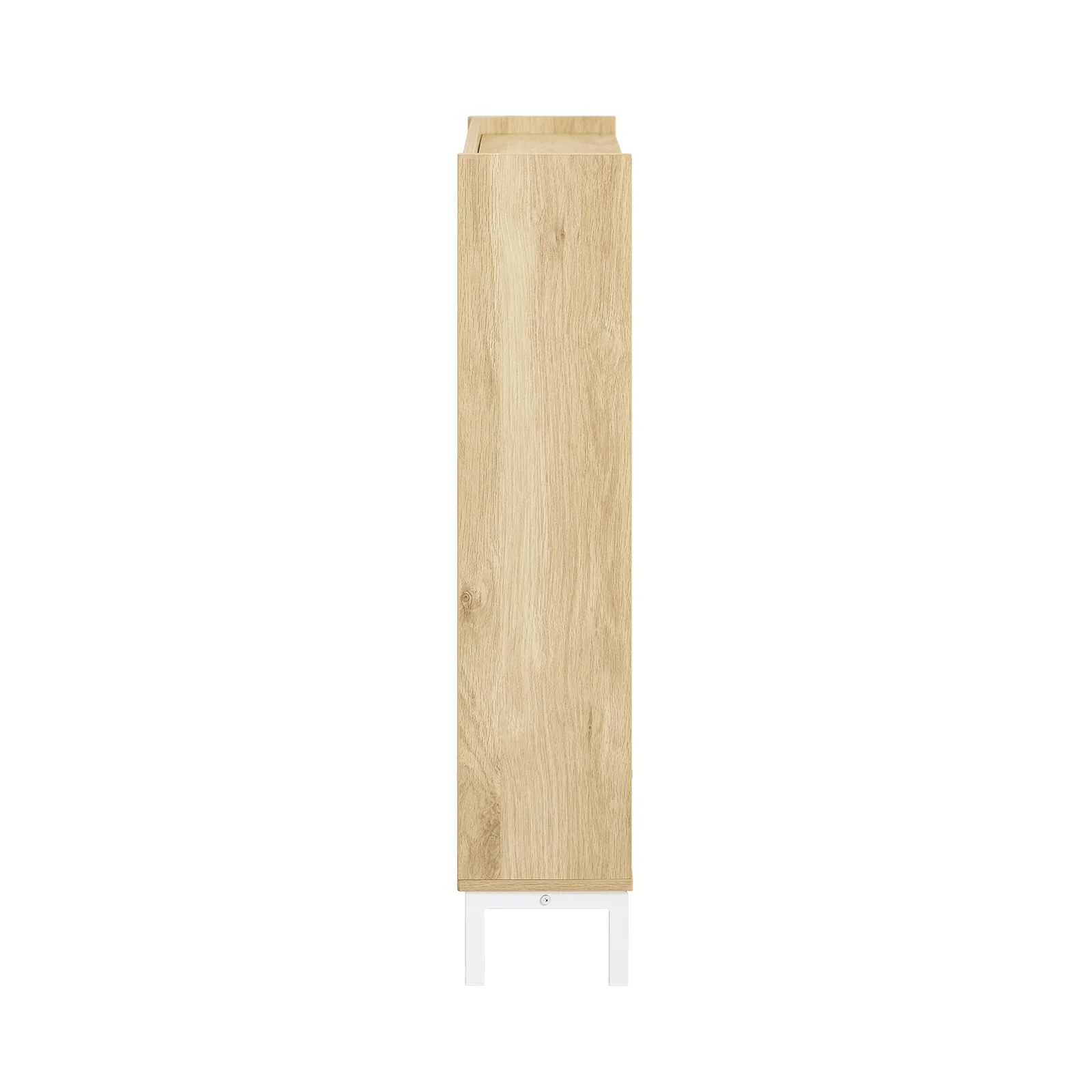 SoBuy FSR100-N Schoenenkast met 4 Kleppen – Smalle Schoenenkast voor Hal of Gang – Compact Schoenenmeubel 100x19x91cm – Hout kleur - Image 13