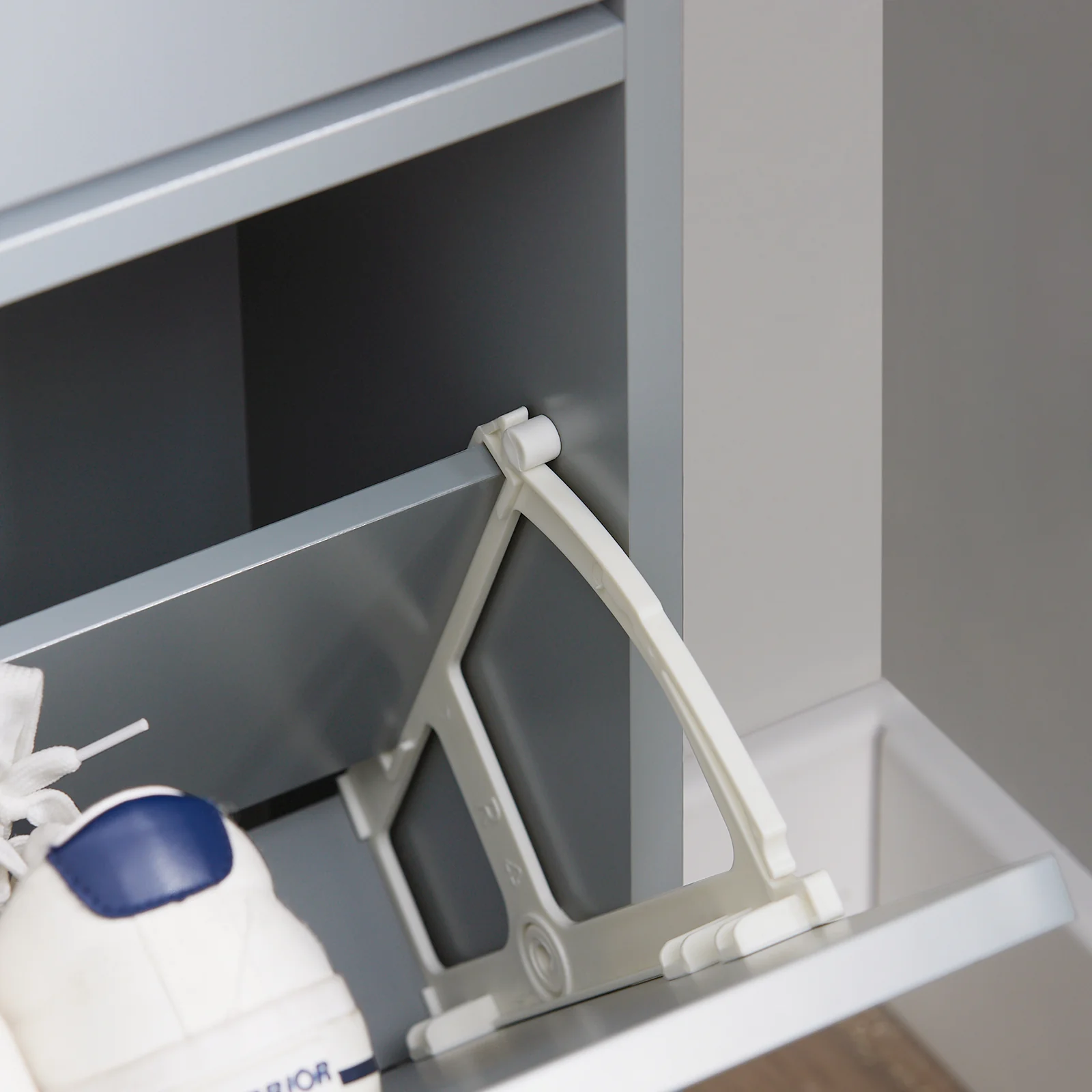 SoBuy FSR151-HG Schoenenkast met 2 Kleppen, Schoenencommode, Schoenenrek, Schoenenkist, Gangkast, Opbergkast voor Schoenen - Image 9