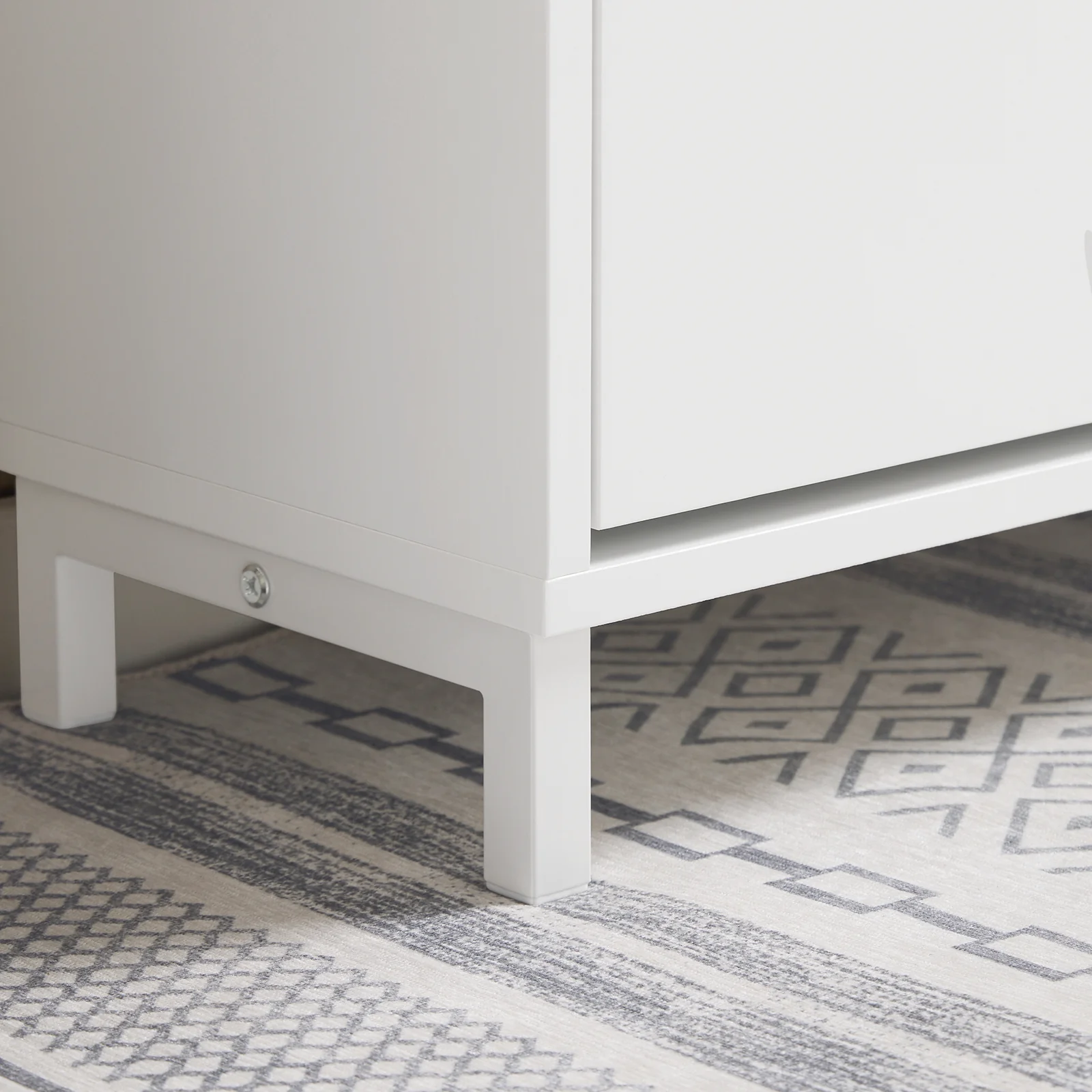 SoBuy FSR151-K-W Schoenenbank met Zitkussen & Opklapbaar Opbergvak – Smalle Schoenenkast voor Hal – 60×24×52 cm – Wit - Image 7