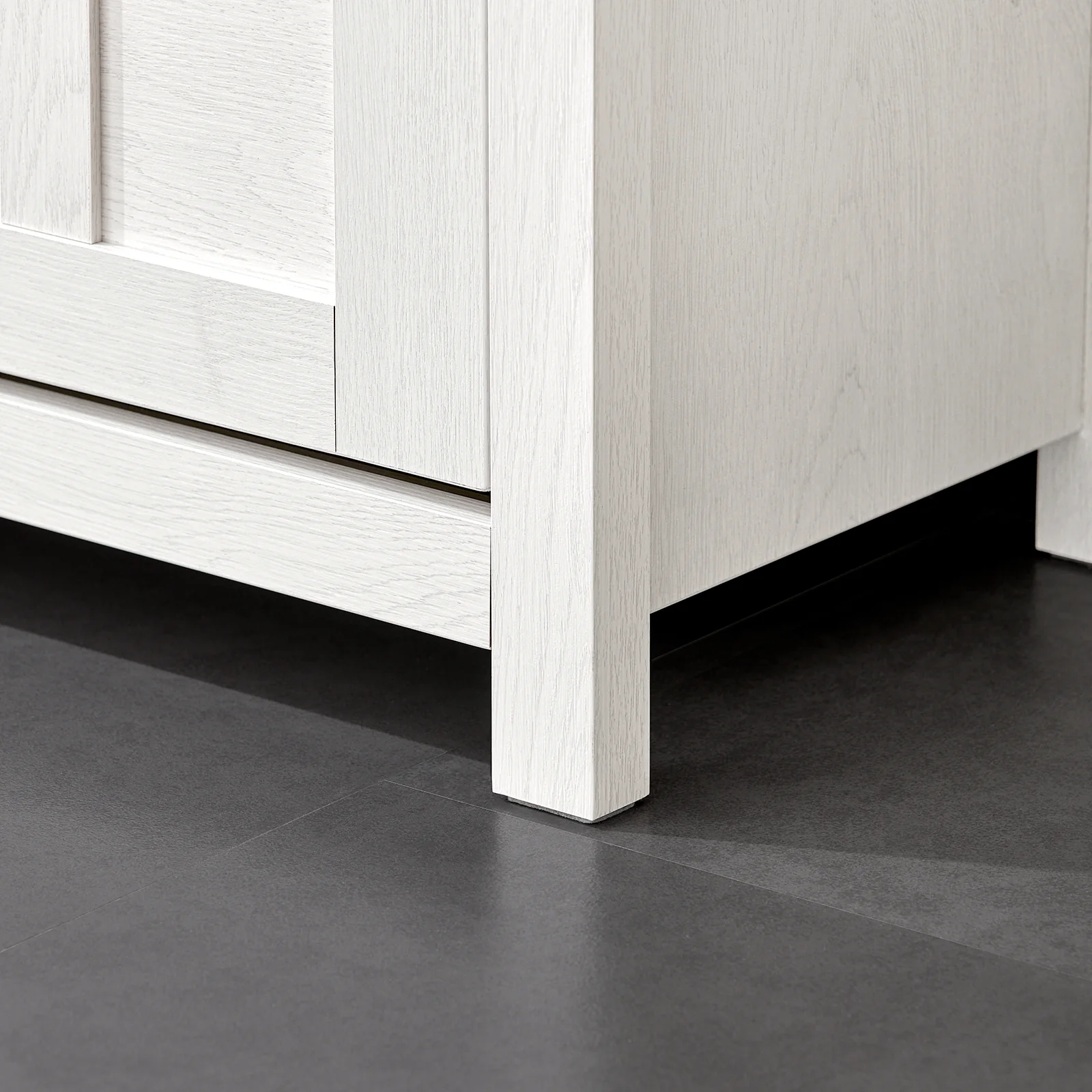 SoBuy FSR161-W Schoenenbank met Kussen – Vintage Wit – Opklapbaar Deurtje, Verstelbare Schappen & Comfortabel Zitkussen – 80×30×50 cm – 150 kg Draagvermogen - Image 6
