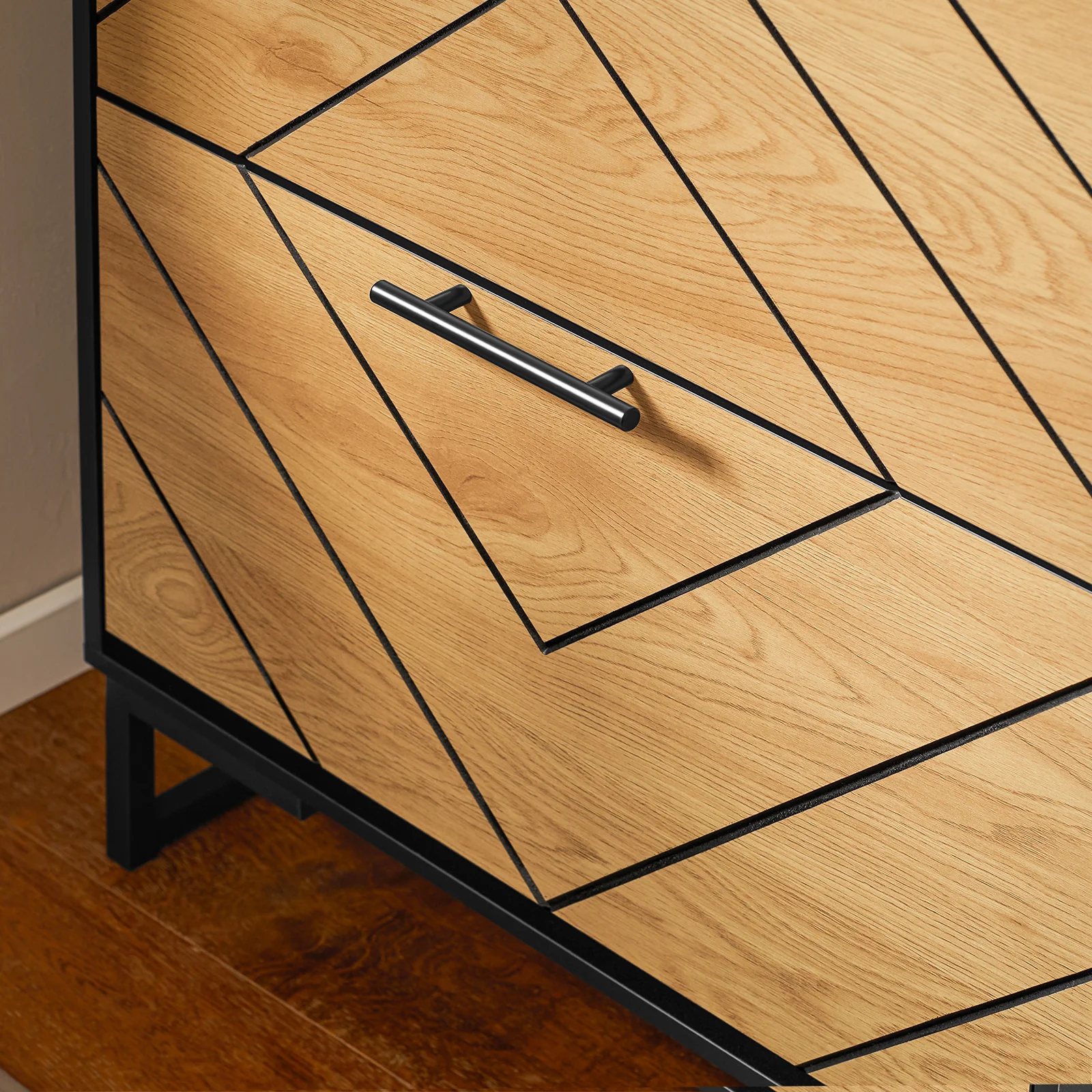 SoBuy FSR164-SCH Schoenenkast, schoenenkast, 3 kleppen, ingangsmeubels, schoenenrek op voet, 62 x 24 x 125 cm - Image 8