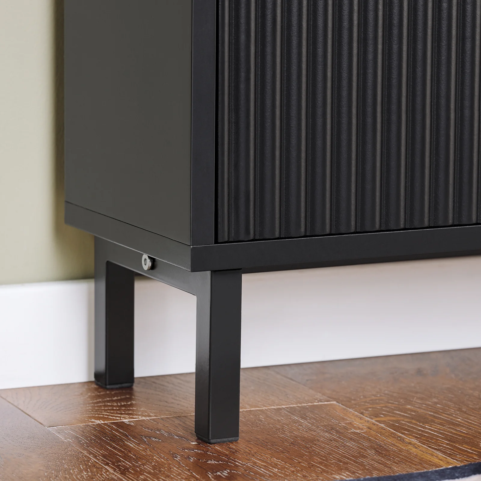 SoBuy FSR177-SCH Schoenenkast met 2 Opendekken, Moderne Schoenenopberger, Compacte Opbergkast voor Schoenen, Smalle Schoenenopberger voor Kleine Ingangen of Gang 50x19x90cm Zwart - Image 10