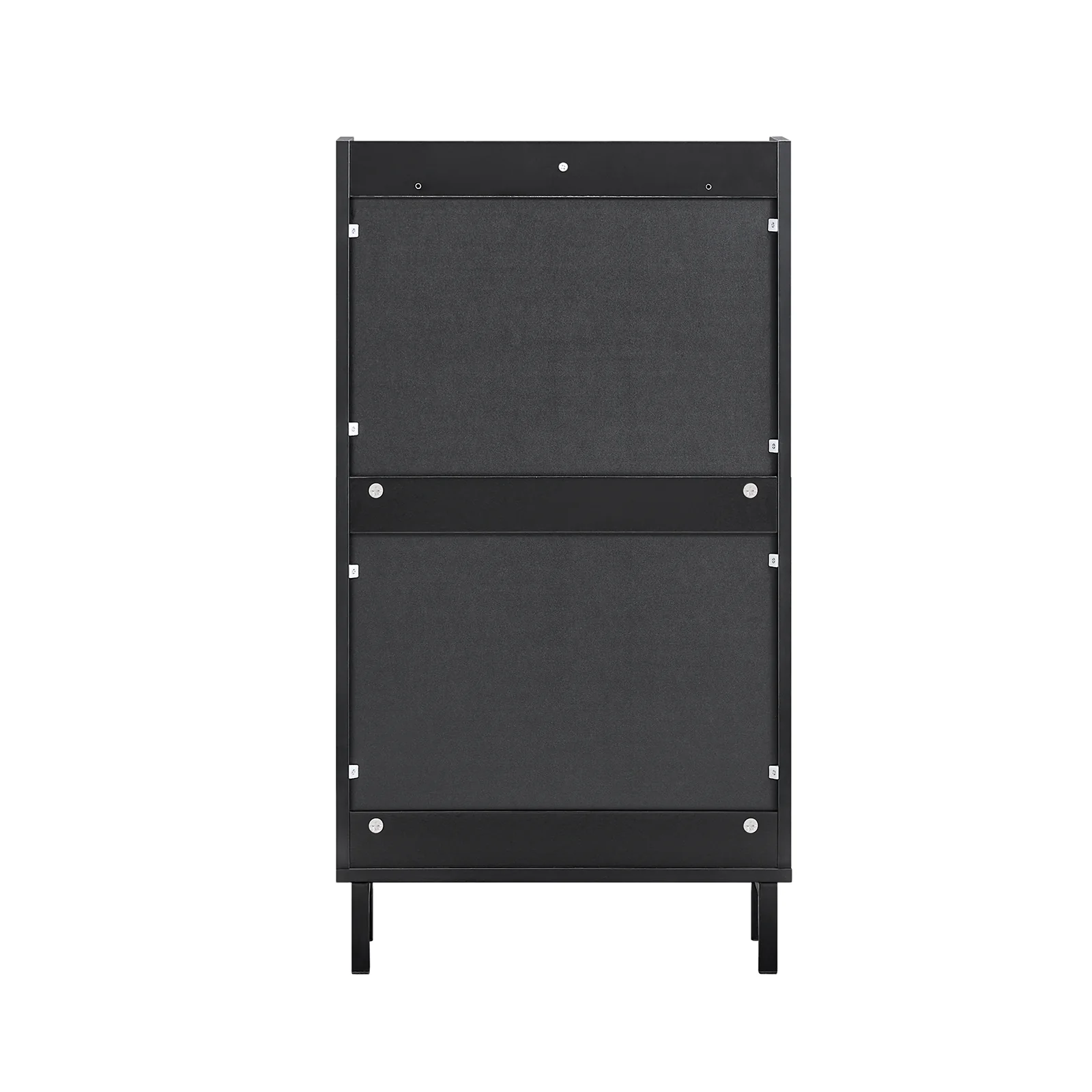 SoBuy FSR177-SCH Schoenenkast met 2 Opendekken, Moderne Schoenenopberger, Compacte Opbergkast voor Schoenen, Smalle Schoenenopberger voor Kleine Ingangen of Gang 50x19x90cm Zwart - Image 11