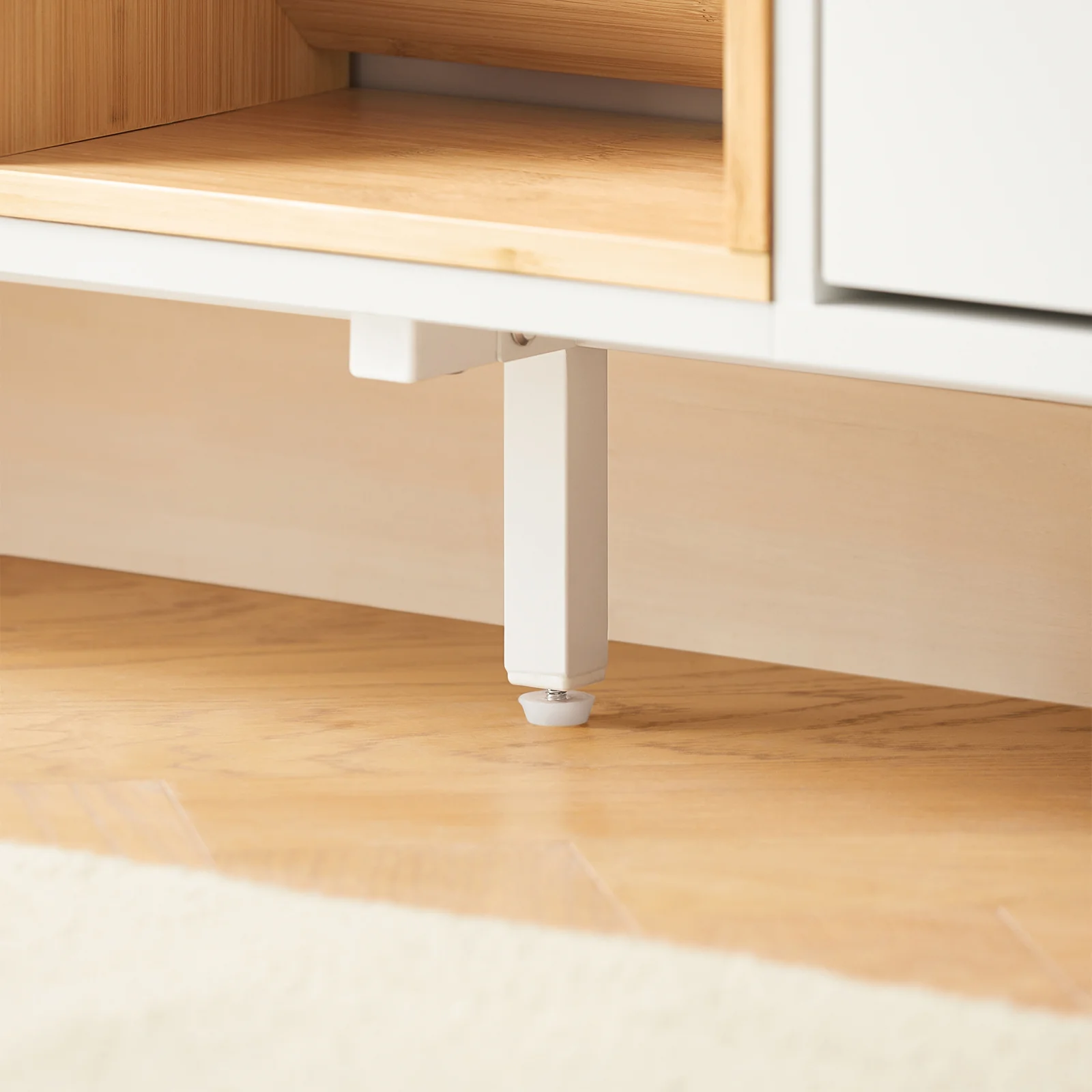 SoBuy FSR183-WN Schoenenkast, schoenenopslag, entreekast, schoenenkast, opbergkast, commode met 4 kleppen en 3 open vakken, opbergdoos - Image 9