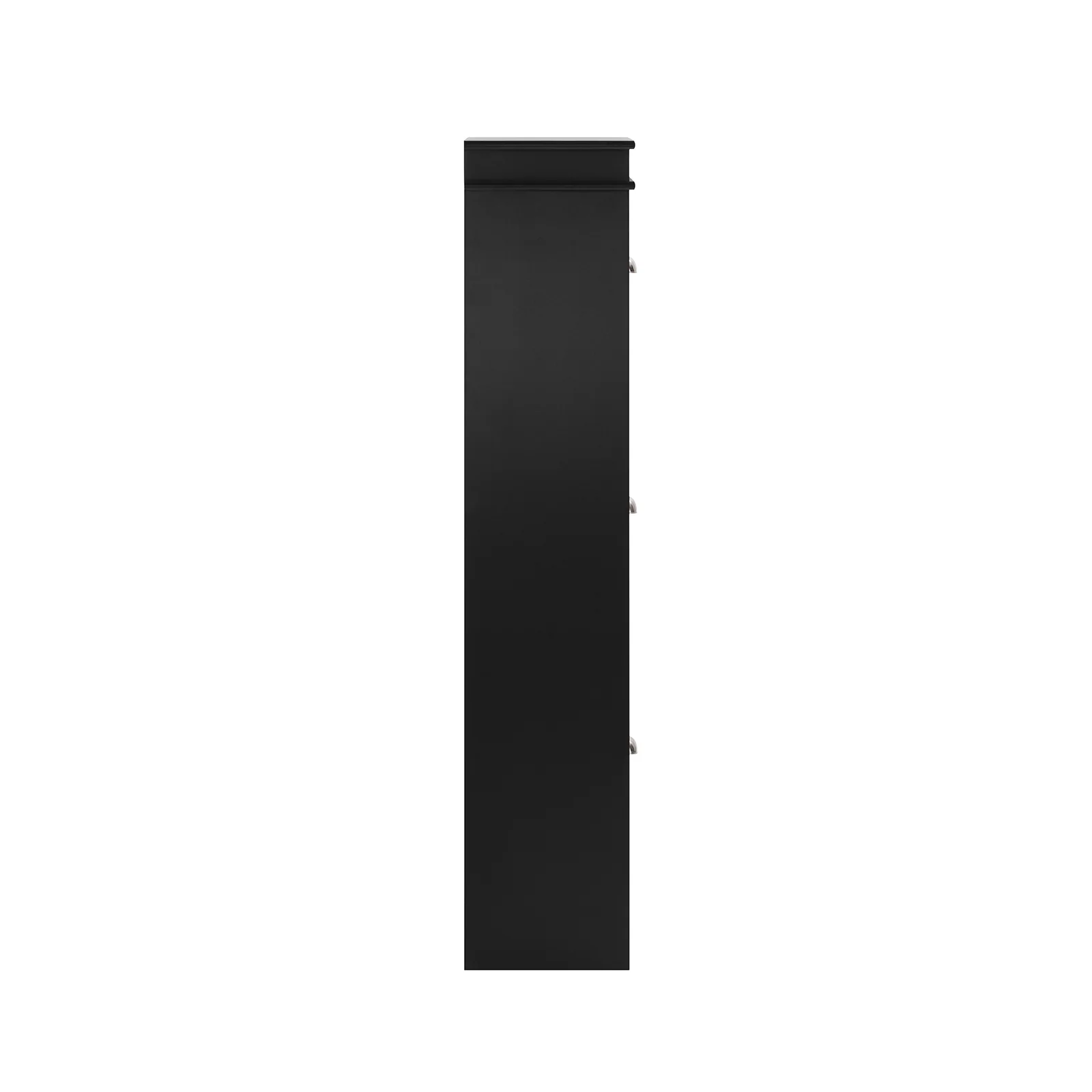 SoBuy FSR94-SCH Schoenenkast met 3 Deuren, Opbergruimte voor 12 Paar Schoenen, Compacte Garderobe voor Hal, 53x24x117 cm, Zwart - Image 16