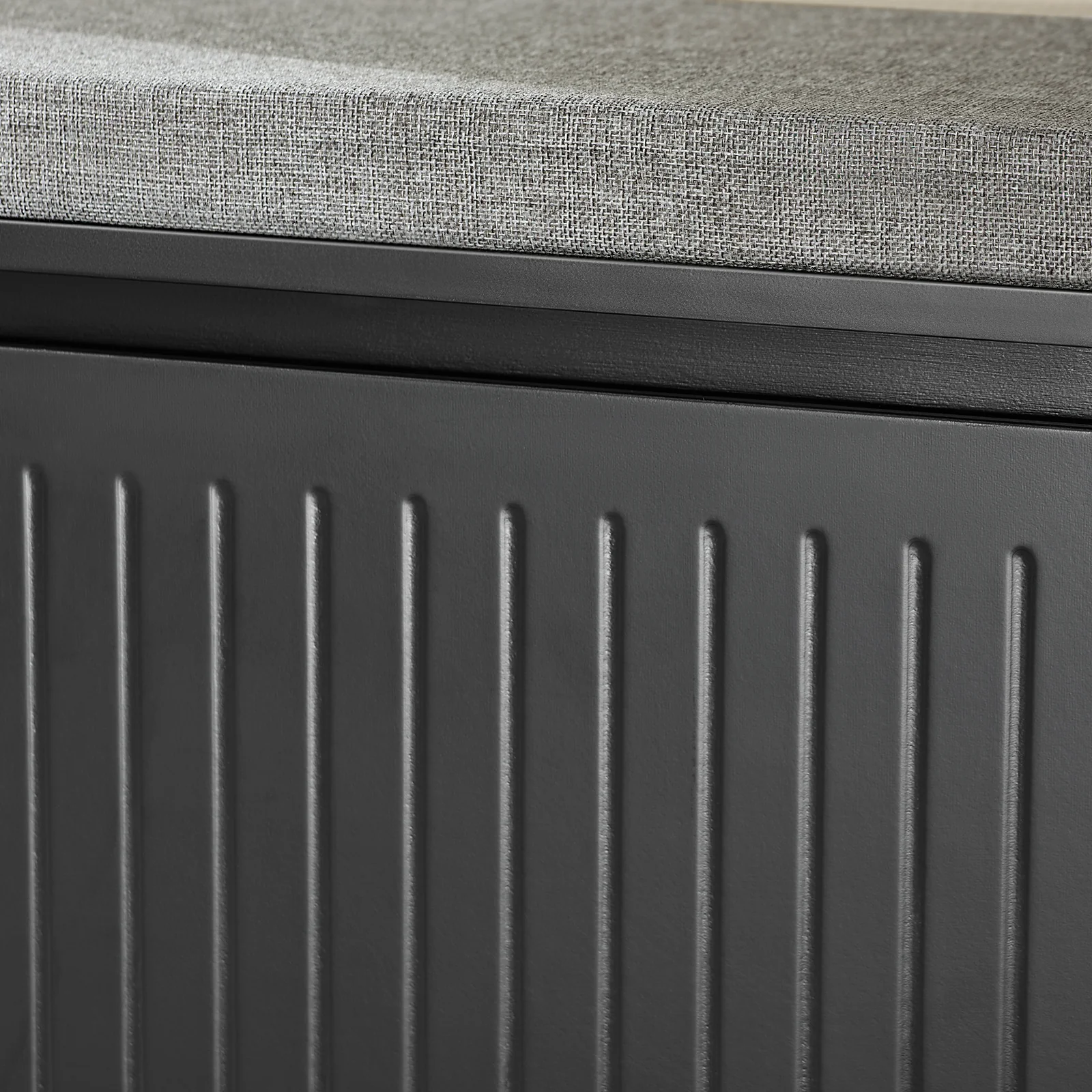 Pre-order SoBuy FSR98-L-SCH Schoenenbank met Kussen en Opbergruimte – Zwarte Schoenenkast met Klep, 80x26x45 cm, Belastbaar tot 155 kg - Image 9