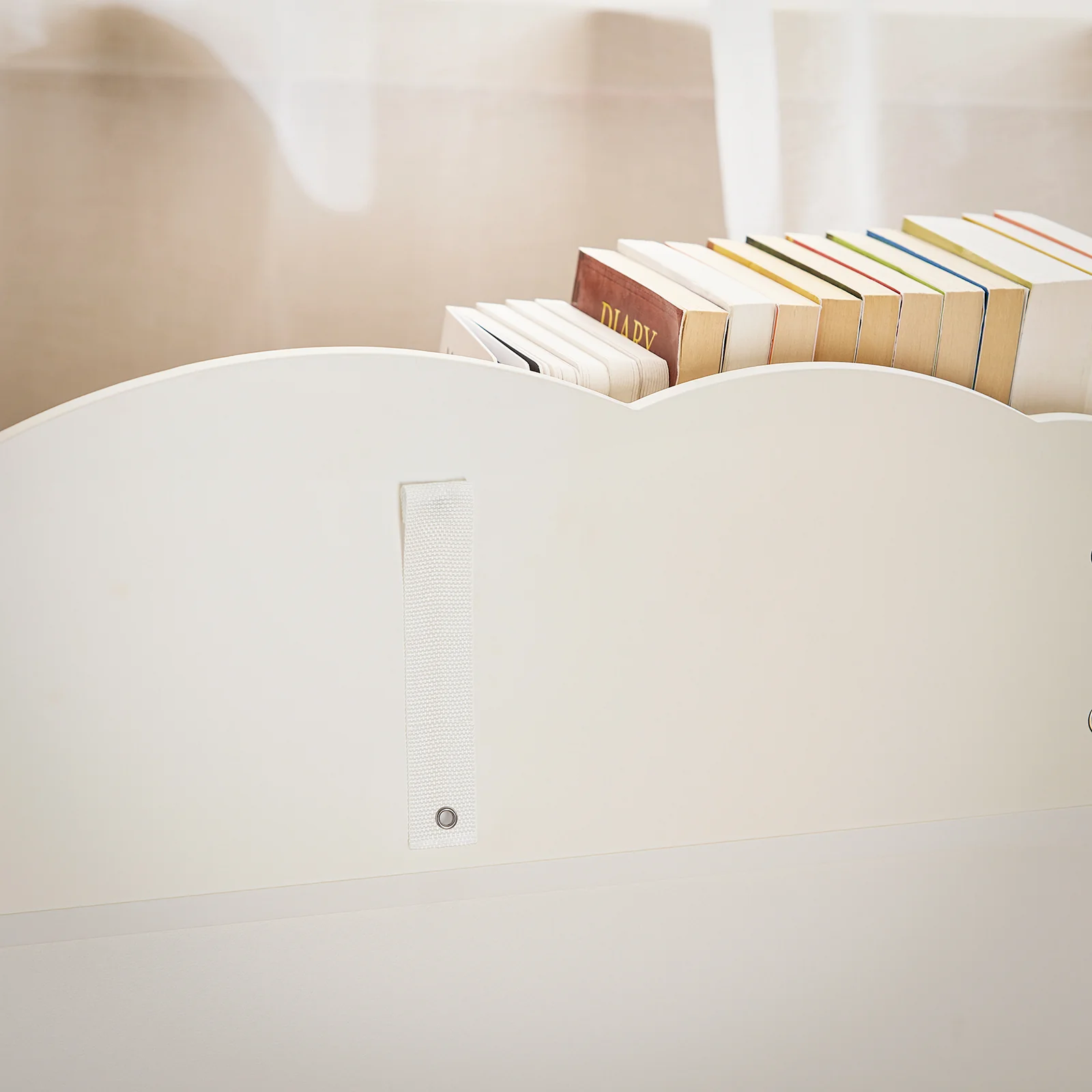 SoBuy KMB100-K-W Kinderboekenkast, boekenkast, opbergrek, speelgoed voor kinderen, opbergkast op poten voor kinderkamer, 2 open vakken - Image 11