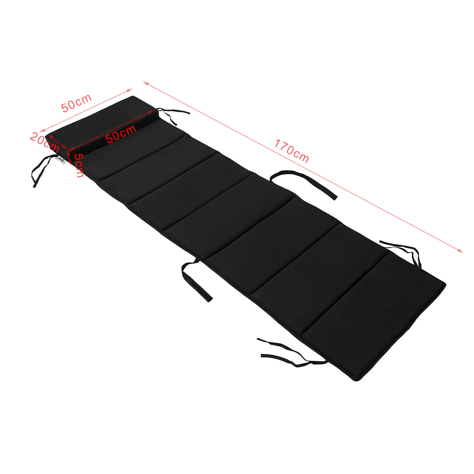 SoBuy OGS28-P02 Gevoerde matrastopper met hoofdsteun | voor Schommelstoel - Image 5