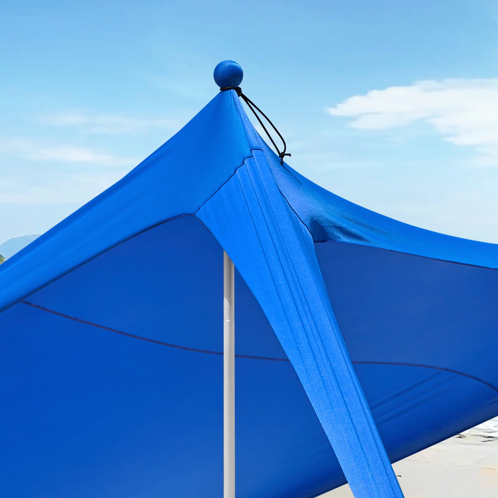 SoBuy OZT01-DB Strandhuisje, lycra, polyester, UPF30, draagbare strandtent, strandparasol, schaduw - Image 10