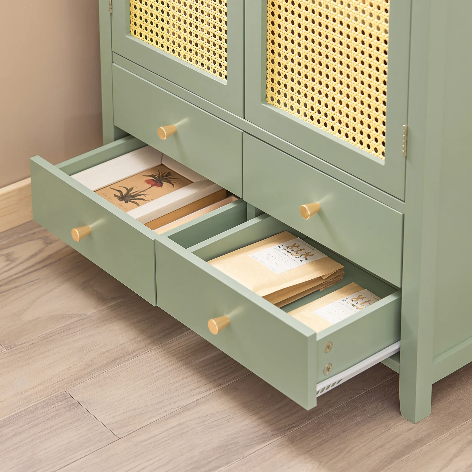 SoBuy FSB72-GR Ingangmeubel, Schoenenkast, Zijkast, Buffet, Ladeblok voor Schoenen - Image 11